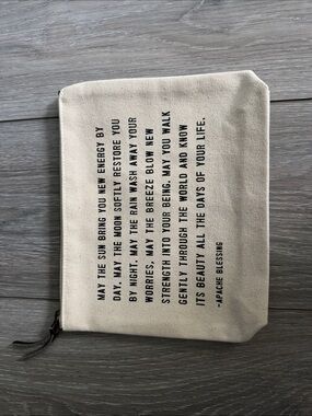 Canvas Apache Blessing Canvas Tote- Cream